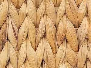 Bakul Penyimpanan Kertas Tandas dengan Penutup, Diperbuat daripada Anyaman Alamiah, Sesuai untuk 6 Gulungan Biasa, Reka Bentuk Tenunan Elegan, untuk Kegunaan Bilik Mandi